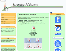 Tablet Screenshot of maintenon.org